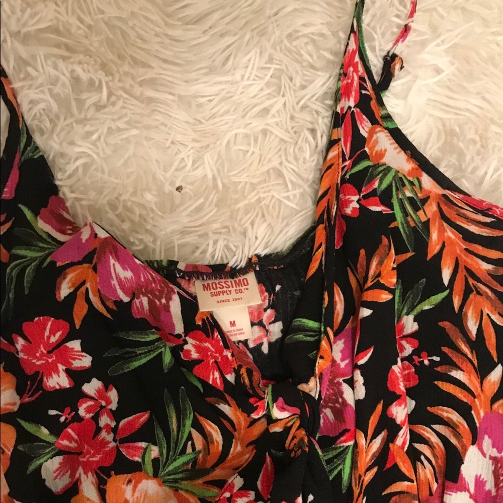 Mossimo Floral Romper Sz M - Picture 6 of 6